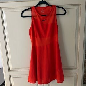 Red Nike Tennis Dress Size M